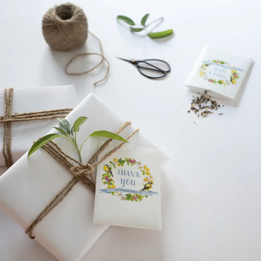Thank You Bird Wreath - Bird & Butterfly Mix Seed Packets
