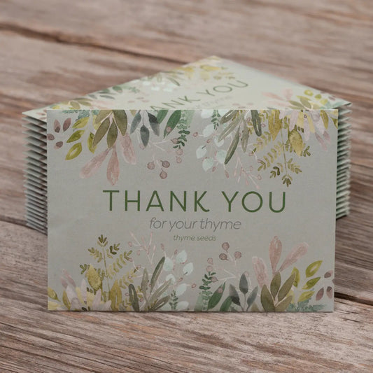 Thank You Thyme - Thyme Seed Packets