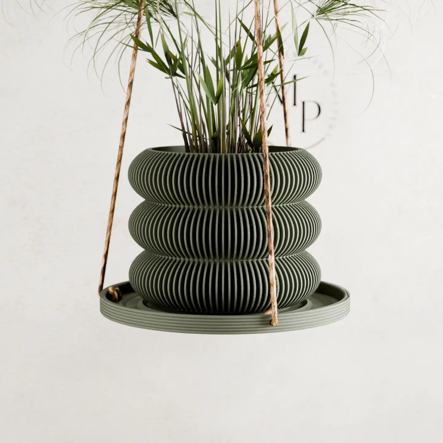 PUDDLE 8" Hanging Plant Tray | Made in USA