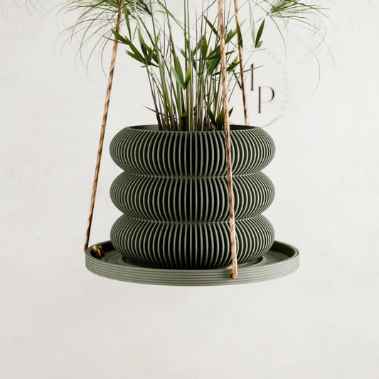 PUDDLE 8" Hanging Plant Tray | Made in USA