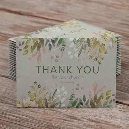 Thank You Thyme - Thyme Seed Packets