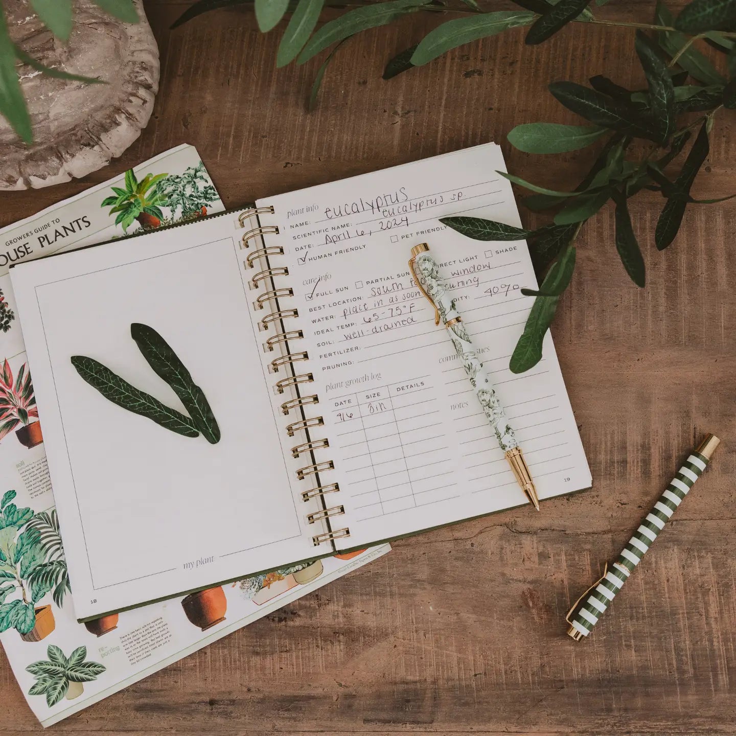 Plant Journal Log Book