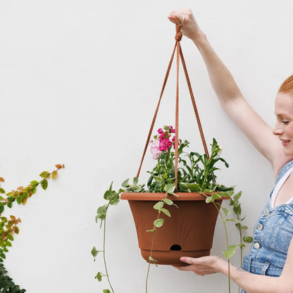 13" Lucca Hanging Basket with Reservoir