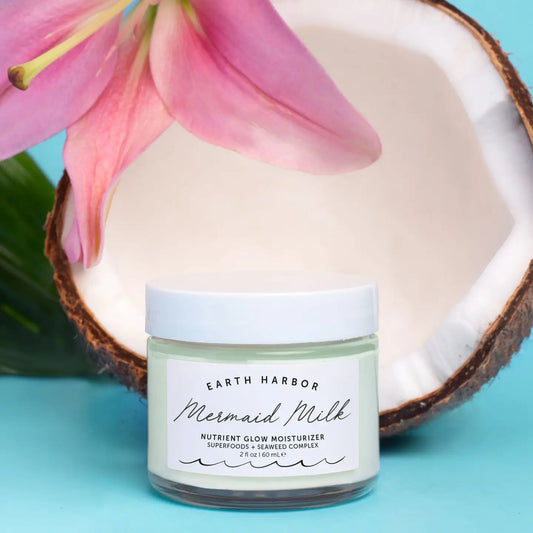 MERMAID MILK Superfood Moisturizer: Matcha + Spirulina