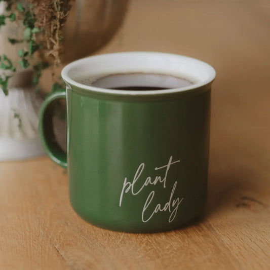 Plant Lady Camp Fire Mug